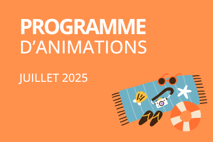 Programme des animations de juillet